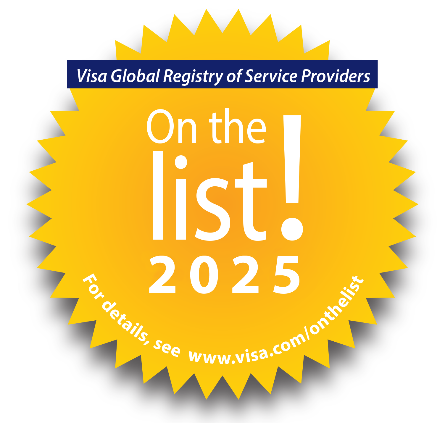 Visa Global Registry of Service Providers